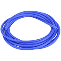 Qiilu Universal Auto 4mm 5 metros Manguera de vacío de silicona Tubo de manguera Manguera de silicona (Azul)